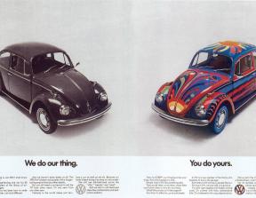 Volkswagen Campaign<br />photo credit: Wikipedia / oldadvertising.blogspot.com / jeandennis.wordpress.com / aircooledvwlove.com
